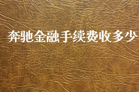 奔驰金融手续费收多少_https://www.apanben.com_在线喊单_第1张