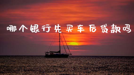 哪个银行先买车后贷款吗_https://www.apanben.com_股市指导_第1张
