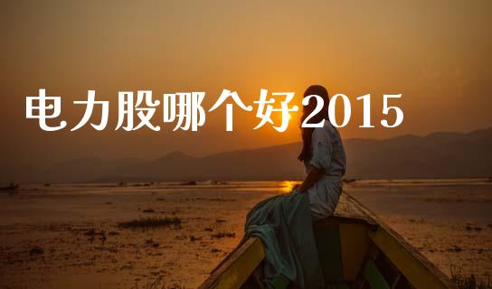 电力股哪个好2015_https://www.apanben.com_股市分析_第1张