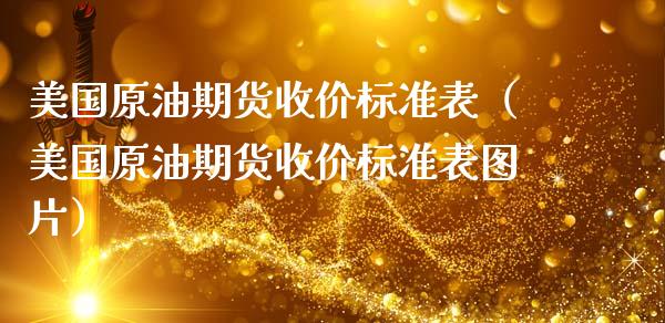 美国原油期货收价标准表（美国原油期货收价标准表图片）_https://www.apanben.com_期货学院_第1张