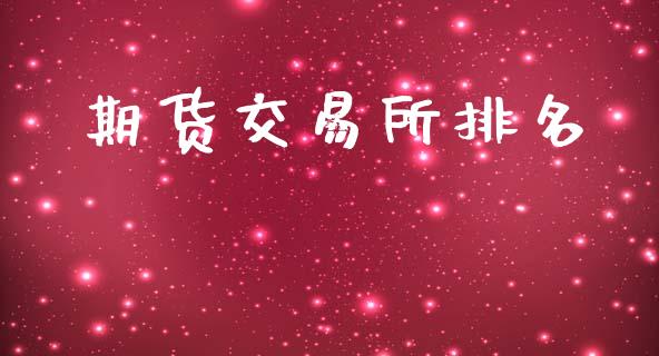 期货交易所排名_https://www.apanben.com_股市分析_第1张