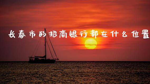 长春市的招商银行都在什么位置_https://www.apanben.com_股票怎么玩_第1张