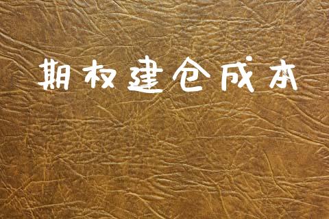 期权建仓成本_https://www.apanben.com_期货学院_第1张