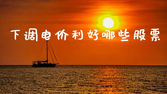 下调电价利好哪些股票_https://www.apanben.com_财经资讯_第1张