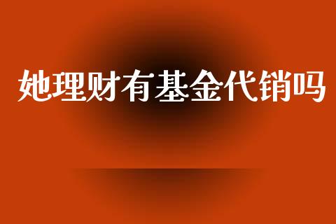 她理财有基金代销吗_https://www.apanben.com_国际财经_第1张