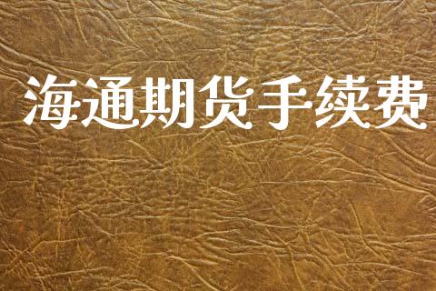 海通期货手续费_https://www.apanben.com_期货学院_第1张