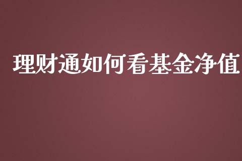 理财通如何看基金净值_https://www.apanben.com_财经资讯_第1张