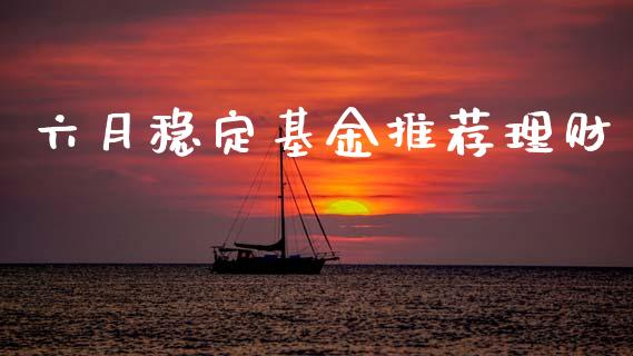 六月稳定基金推荐理财_https://www.apanben.com_国际财经_第1张