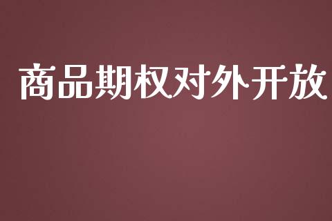商品期权对外开放_https://www.apanben.com_财经资讯_第1张