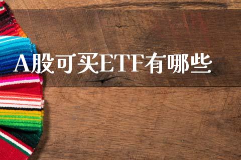 A股可买ETF有哪些_https://www.apanben.com_财经资讯_第1张