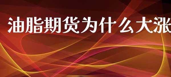 油脂期货为什么大涨_https://www.apanben.com_股市分析_第1张