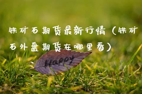铁矿石期货最新行情（铁矿石外盘期货在哪里看）_https://www.apanben.com_期货学院_第1张