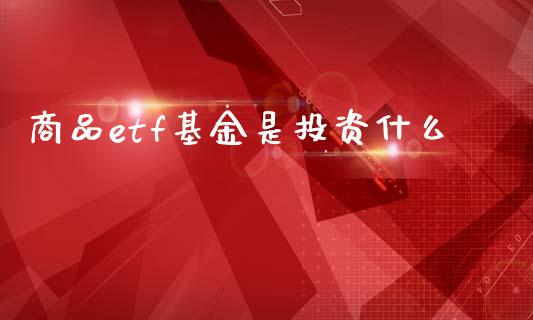 商品etf基金是投资什么_https://www.apanben.com_财经资讯_第1张