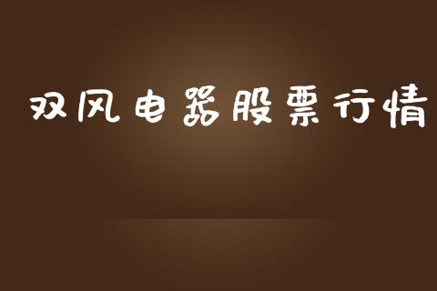 双风电器股票行情_https://www.apanben.com_股市分析_第1张
