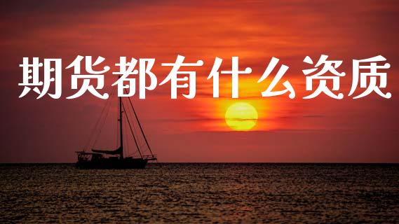 期货都有什么资质_https://www.apanben.com_国际财经_第1张