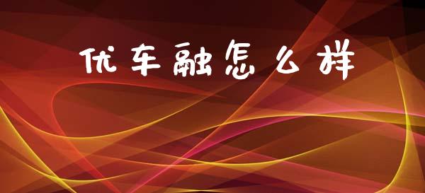 优车融怎么样_https://www.apanben.com_国际期货_第1张