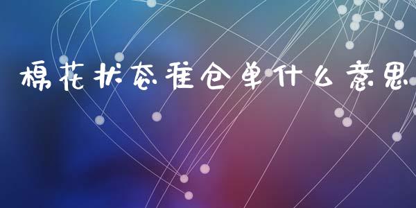 棉花状态准仓单什么意思_https://www.apanben.com_期货学院_第1张