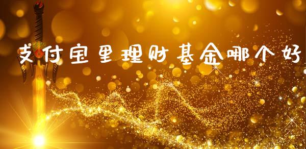 支付宝里理财基金哪个好_https://www.apanben.com_国际财经_第1张