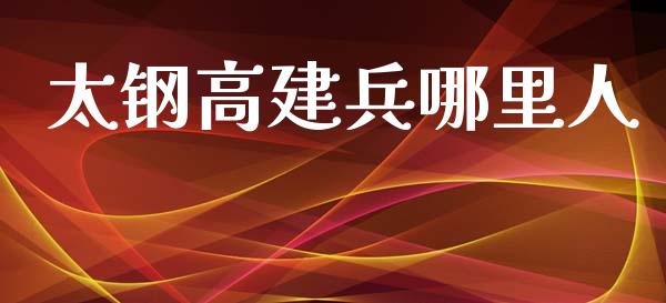 太钢高建兵哪里人_https://www.apanben.com_期货学院_第1张