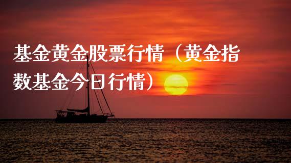 基金黄金股票行情（黄金指数基金今日行情）_https://www.apanben.com_股票怎么玩_第1张