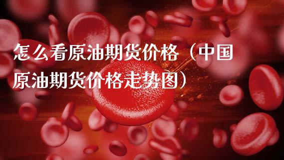 怎么看原油期货价格（中国原油期货价格走势图）_https://www.apanben.com_国际期货_第1张
