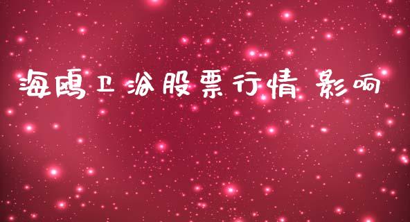 海鸥卫浴股票行情 影响_https://www.apanben.com_股市指导_第1张