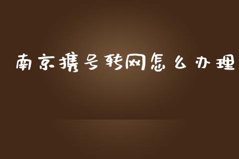 南京携号转网怎么办理_https://www.apanben.com_期货学院_第1张