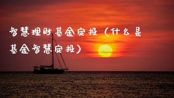 智慧理财基金定投（什么是基金智慧定投）_https://www.apanben.com_财经资讯_第1张
