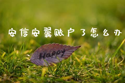 安信安翼账户了怎么办_https://www.apanben.com_在线喊单_第1张