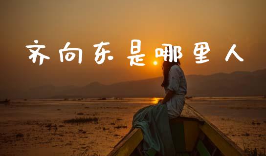 齐向东是哪里人_https://www.apanben.com_股票怎么玩_第1张