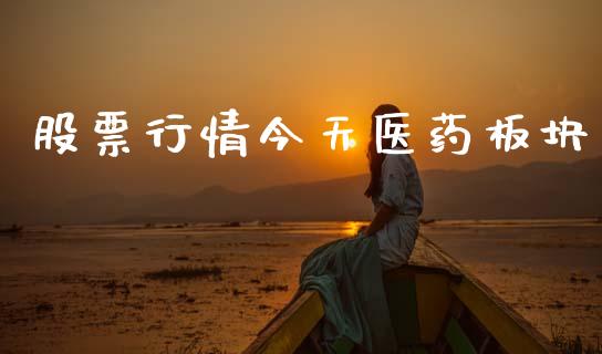 股票行情今天医药板块_https://www.apanben.com_股市指导_第1张