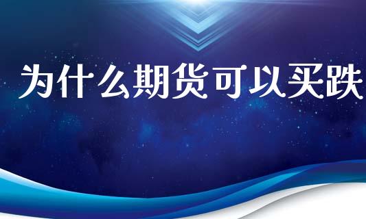 为什么期货可以买跌_https://www.apanben.com_股市指导_第1张