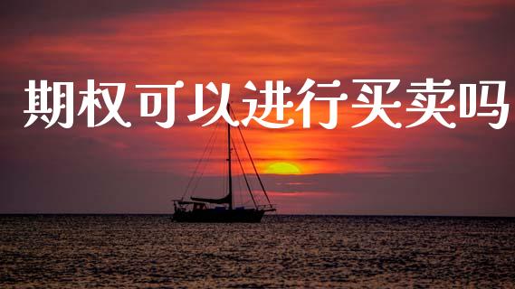 期权可以进行买卖吗_https://www.apanben.com_期货学院_第1张