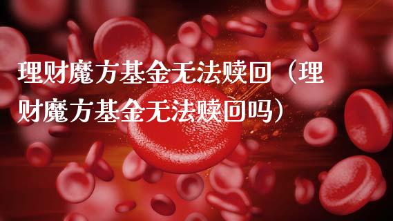 理财魔方基金无法赎回（理财魔方基金无法赎回吗）_https://www.apanben.com_国际财经_第1张