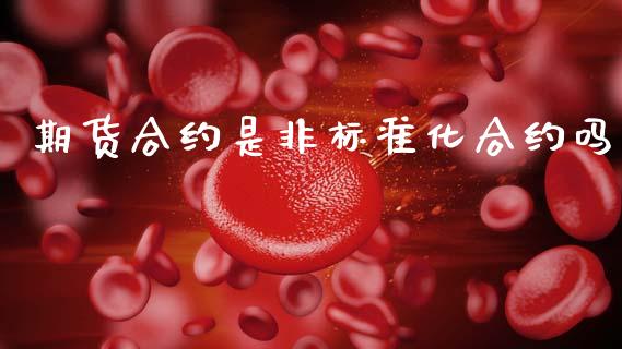 期货合约是非标准化合约吗_https://www.apanben.com_在线喊单_第1张