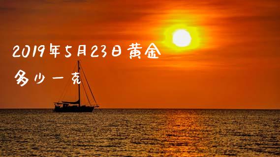2019年5月23日黄金多少一克_https://www.apanben.com_在线喊单_第1张