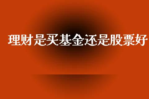 理财是买基金还是股票好_https://www.apanben.com_国际财经_第1张