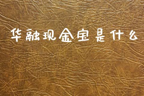 华融现金宝是什么_https://www.apanben.com_在线喊单_第1张