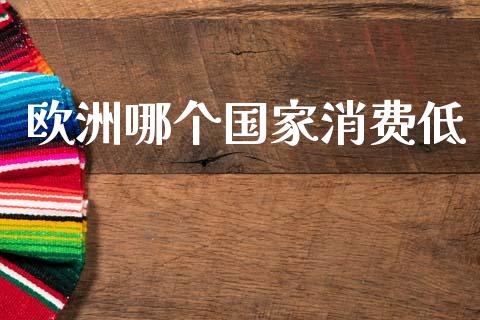 欧洲哪个国家消费低_https://www.apanben.com_期货学院_第1张