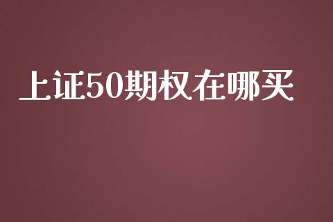 上证50期权在哪买_https://www.apanben.com_国际期货_第1张