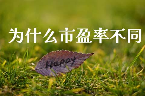 为什么市盈率不同_https://www.apanben.com_股票怎么玩_第1张
