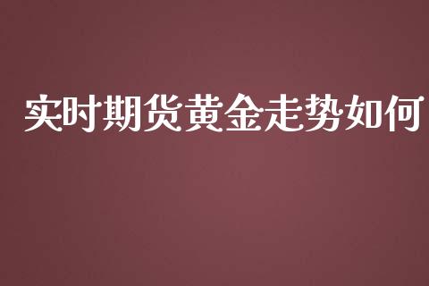 实时期货黄金走势如何_https://www.apanben.com_期货学院_第1张