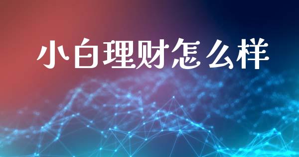 小白理财怎么样_https://www.apanben.com_股市分析_第1张