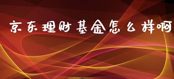 京东理财基金怎么样啊_https://www.apanben.com_财经资讯_第1张