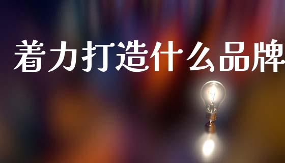 着力打造什么品牌_https://www.apanben.com_股市指导_第1张