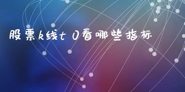 股票k线t 0看哪些指标_https://www.apanben.com_国际财经_第1张