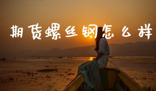 期货螺丝钢怎么样_https://www.apanben.com_股票怎么玩_第1张