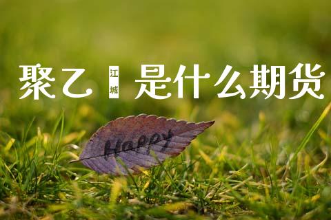 聚乙烯是什么期货_https://www.apanben.com_国际期货_第1张