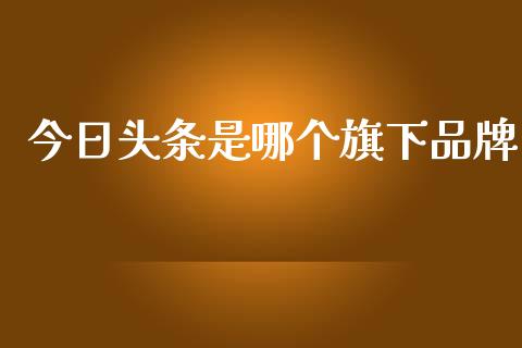 今日头条是哪个旗下品牌_https://www.apanben.com_股票怎么玩_第1张