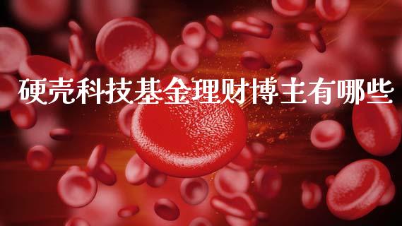 硬壳科技基金理财博主有哪些_https://www.apanben.com_财经资讯_第1张